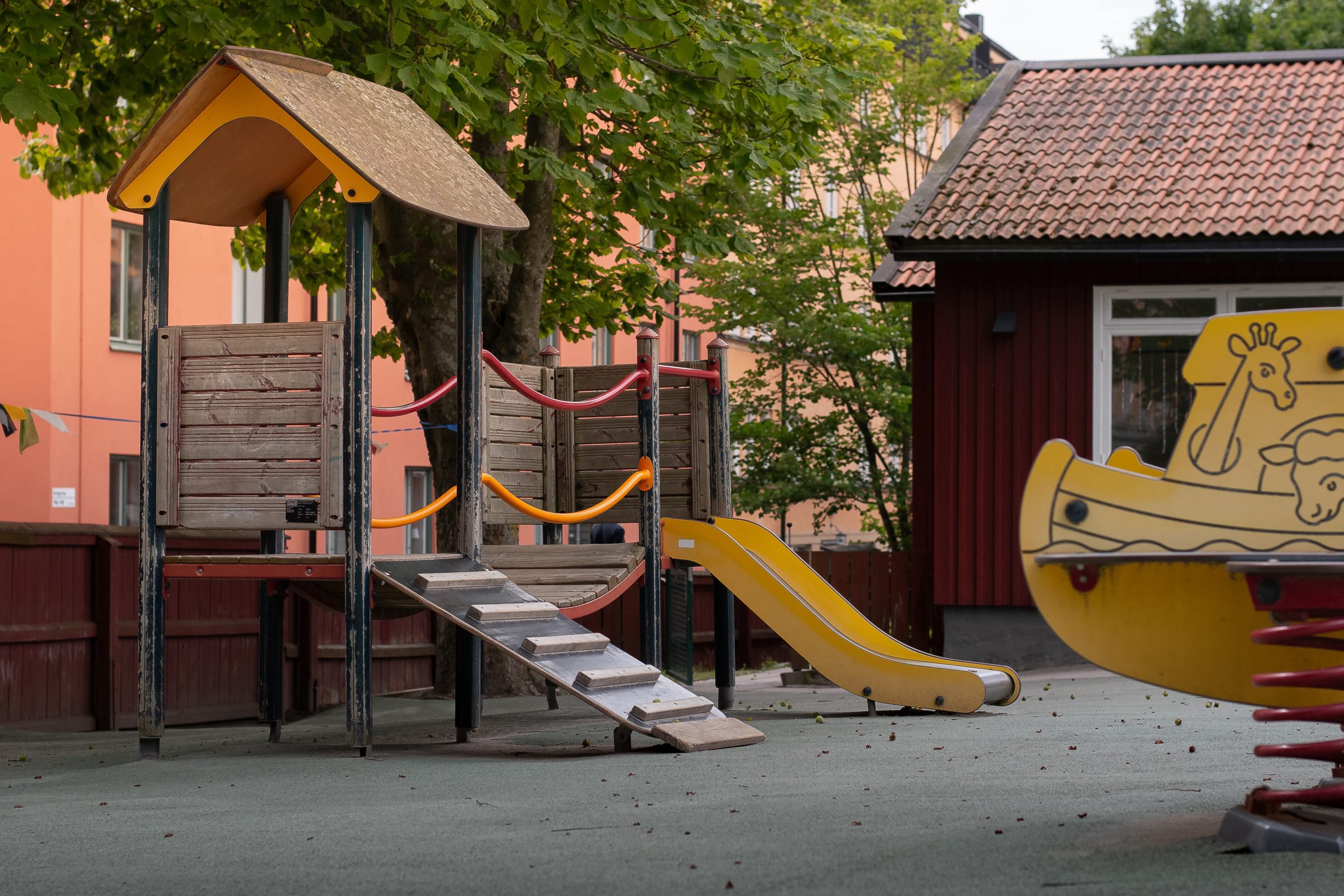 Utegården på Åsöbergets förskola.