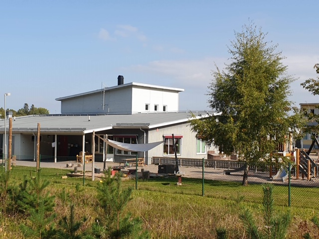 Fasaden på Steningehöjdens förskola.