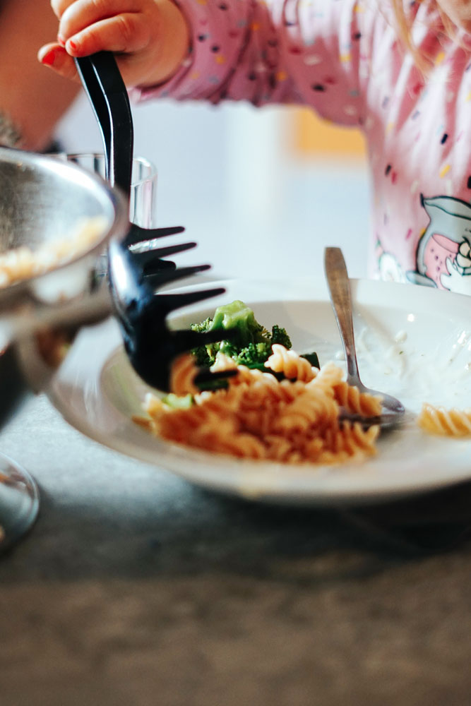 Pasta för hungriga barn på Solängens förskola